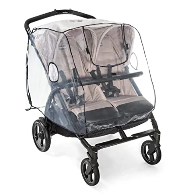 Image de Habillage pluie poussette double REER