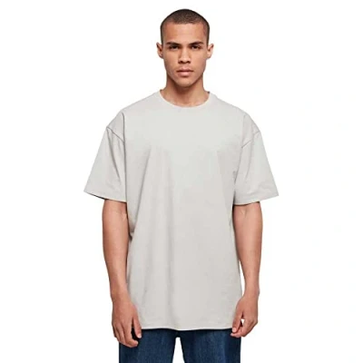 Image de Build Your Brand By102 Heavy Oversize Tee T Shirt, Lightasphalte, M Hommes