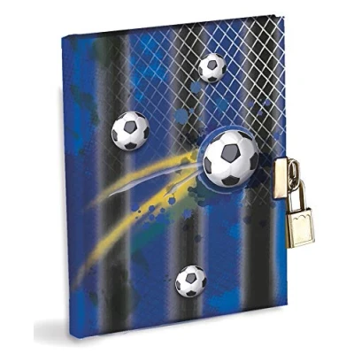 Image de Marelli Agenda secret 14,5 x 18 cm avec cadenas en métal et 2 clés