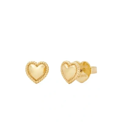 Image de kate spade new york MINI Heart Studs Boucles d&#039;oreilles goldcoloured, Femme, Taille: One Size, Gold coloured