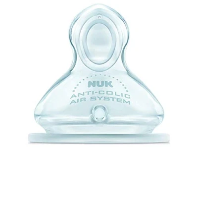 Image de Nuk 710014 Tétines First Choice, Taille 2, Perçage Lait M, 6 18 mois, Lot de 2