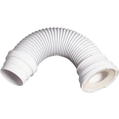Image de Wirquin 71070201 Pipe wc Soupless flexible, longue ajustement 355 à 575 mm, coller pour évacuation toilette, blanc