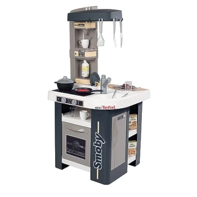 Image de Smoby Tefal Cuisine Studio Jouet d&#039;Imitation pour Enfant 27 Accessoires Jeu à 360 Module Electronique 311056