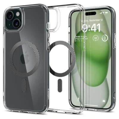 Image de Spigen Ultra Hybrid coque de protection pour téléphones portables 17 cm (6.7 ) Housse Transparent Apple iPhone 15 Plus Neuf