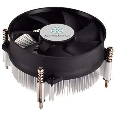 Image de SilverStone SST NT09 115X Nitrogon Ventilateur de processeur, Profil bas, 80mm PWM silencieux, Intel