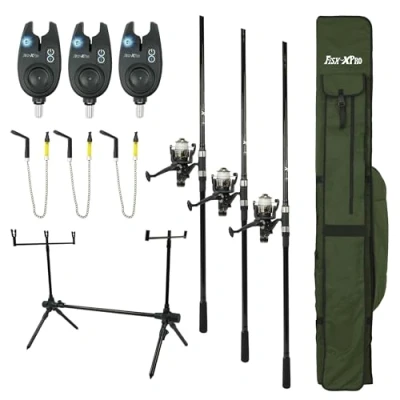 Image de FISH XPRO Carpset Pro Improve Set 3 Cannes Ensemble Carpe