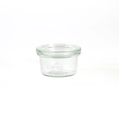 Image de Lot de 12 très petits bocaux Weck 50 ml Design classique fabriqué en Allemagne Modèle 755