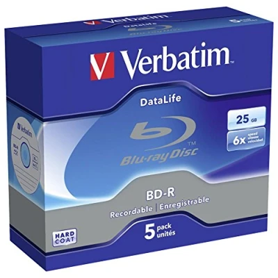 Image de DVD vierge Verbatim BD R SL 6x 25 Go