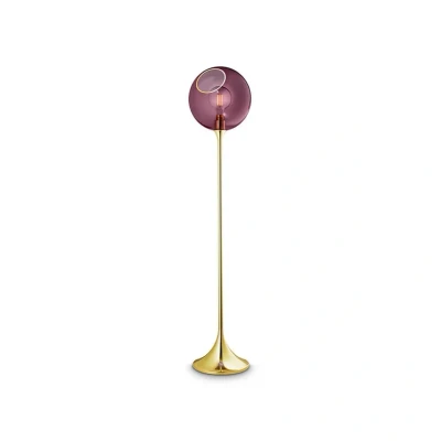 Image de DESIGN BY US Lampe sur pied Ballroom, lilas, verre, soufflé à la bouche, intensité