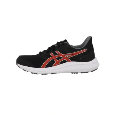 Image de Asics JOLT 4 Unisex Chaussures de running neutres pour enfants, Taille: 37.5, Black/fiery red Tissu / matière synthétique