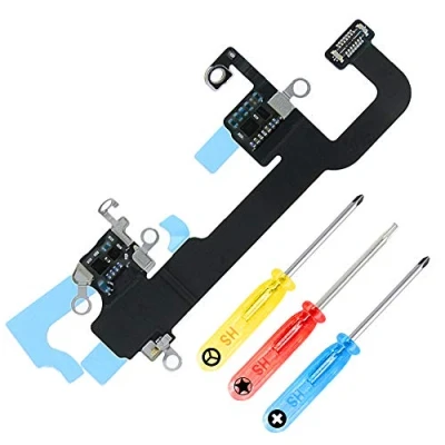 Image de MMOBIEL Antenne WiFi WLAN Bluetooth câble Flex Compatible iPhone XS 5.8 Pouces + Tournevis Inclus
