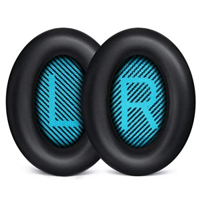 Image de Bingle Remplacement Oreillettes en Mousse Coussin d&#039;oreille pour Bose Calme Confort 15 QC15 QC25 QC35 Ae2 Ae2i Ae2w Autour des écouteurs Coussinets et Tapis de intérieure