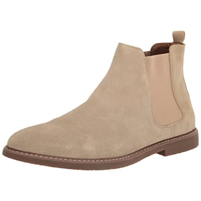 Image de Steve Madden Homme Highline Bottine Chelsea, Sable Daim, 43 EU