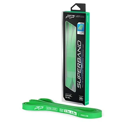 Image de PTP Superbands Bande de Gymnastique Adulte Unisexe, Red, Taille Unique