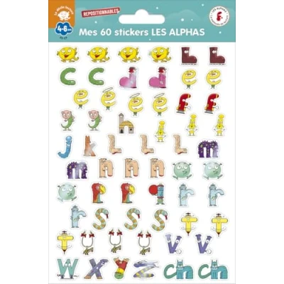Image de Mes 60 stickers LES ALPHAS Nouvelle édition 2022 (Broché)