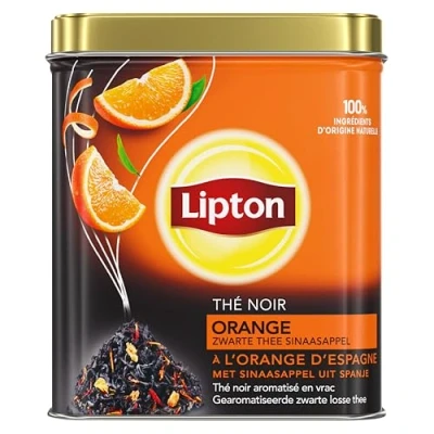 Image de Lipton VRAC Thé Noir Orange, à l&#039;orange d&#039;Espagne 150g