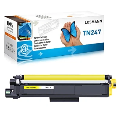 Image de LOSMANN 1x Jaune Toner Compatible pour Brother TN 247 243 MFC L3770CDW L3750CDW HL L3230CDW L3210CW L3710CW DCP L3550CDW L3730CDN L3510CDW L3270CDW L3517CDW
