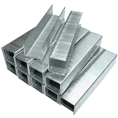 Image de AERZETIX C49653 Lot de 5000 agrafes murales 11.3x10.0mm pour agrafeuse cloueuse manuelle accessoire d&#039;agrafage en acier trempé