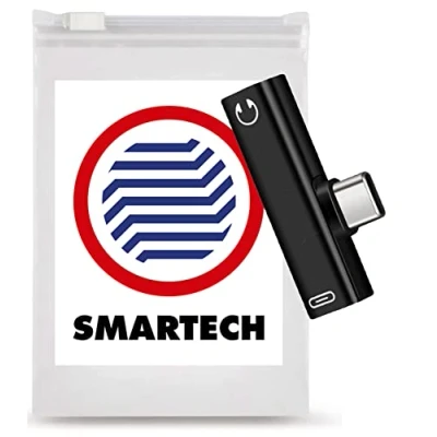 Image de Smartech Adaptateur USB C vers Jack 3,5 mm et Femelle Audio/Charge