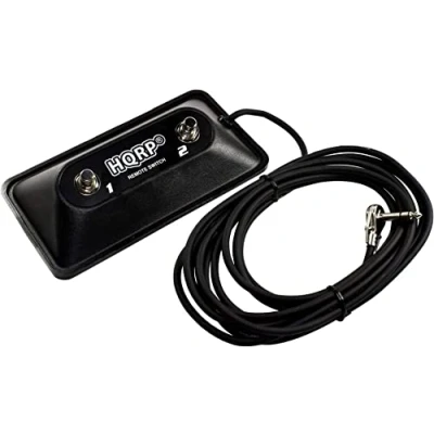 Image de HQRP Pédalier multifonction à 2 boutons compatible avec Peavey 03022910 03008010 03330850 Remplacement pour amplis TransTube Bandit DeltaBlues Supreme Head Ecoustic 112 Mark VIII