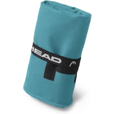 Image de HEAD Active Serviette de Bain Polyvalente avec Elastique, Microfibre Extra Absorbante Légère à Séchage Rapide Idéal comme Sport, Serviettes peu Encombrantes pour Voyage