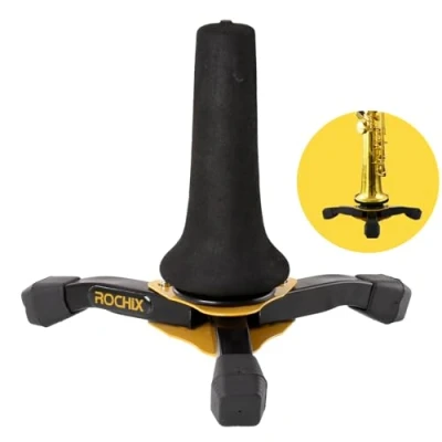 Image de support de saxophone soprano portable pliable, pour tripod