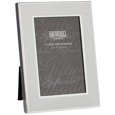 Image de Shudehill Cadre Photo 5,1 x 7,6 cm uni Argent satiné Classique, 24123