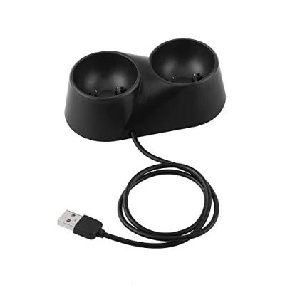 Image de Goshyda WALFRONT Support de Station à Double Chargeur pour PS4 VR Télécommandes, contrôleur VR,