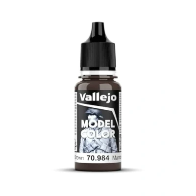 Image de Vallejo Peinture acrylique pour modélisme 17 ml Flat Brown