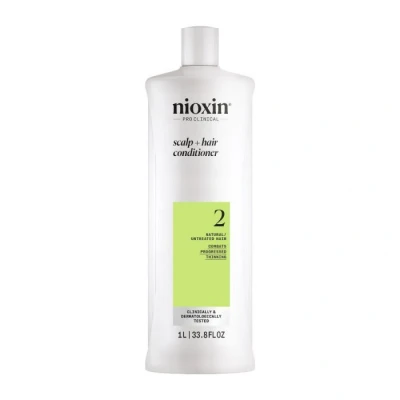 Image de Nioxin Sistema 2 Scalp + Hair Conditioner 1000ml après shampooing fortifiant amincissement avancé