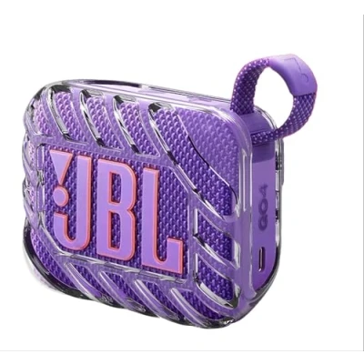 Image de GIOPUEY Transparent Étuis Compatible avec JBL Go 4，Coque TPU, Case CoverPoids léger, Antichoc, Portable