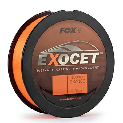 Image de Fox Exocet Fluoro Orange Mono 0.26mm 10lb / 4.9kg (1000m) Fluorocarbone