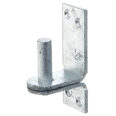 Image de Alberts 311407 Gond sur platine dans les modèles avec crochet DI ou DII galvanisé à chaud cote axe Ø13 mm 100 x 35
