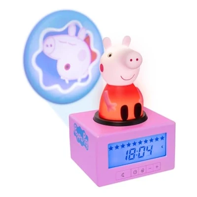 Image de Paladone Peppa Pig Réveil d&#039;entraînement au Sommeil, Multicolore, Taille Unique