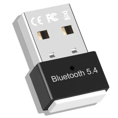 Image de Dongle Bluetooth 5.4, Clés USB pour PC Adaptateur Faible Latence(EDR &amp; BLE) Casque Manette Clavier Smartphone Tablette avec Windows 11/10 / 8.1/7