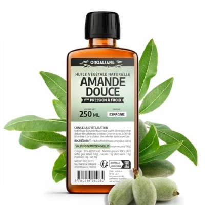 Image de Huile d&#039;Amande Douce 250 ml 100% Naturelle Pression à froid