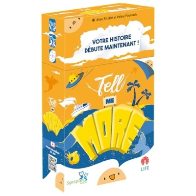 Image de Asmodee Instaplay Tell me More Jeux de Société Cartes Jeu d&#039;ambiance Coopératif Adulte et Enfant à Partir 10 Ans 3 8 Joueurs Version Française