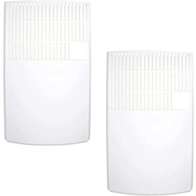Image de A1648 Lot de 2 humidificateurs d&#039;air à fixer au radiateur + 8 inserts en non tissé spéciaux pour pièces jusqu&#039;à 15 m²
