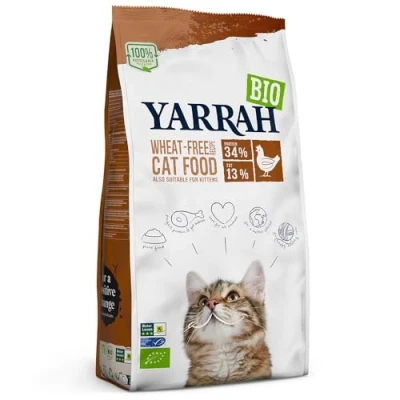 Image de Getreidefrei Yarrah Bio Chat Doublure poulet &amp; poisson sans céréales 2 x 800 g