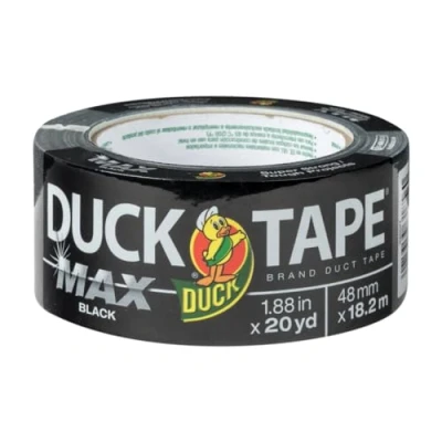 Image de Duck Tape Max Strength Ruban adhésif Noir 48 mm x 18,2 m