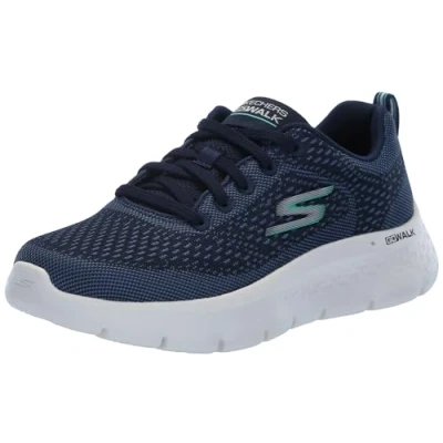 Image de Skechers Femme Go Walk Flex Kali Basket, Bleu Marine, 39.5 EU