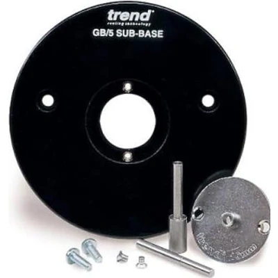 Image de Trend Système de base en stratifié solide avec complément d&#039;ensemble broches positionnement et douilles pour Triton TRB001 &amp; MOF001, GB/5/Q