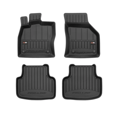 Image de FROGUM 3D407015 Ensemble de tapis sol Caoutchouc avant et arrière 4 noir Sur mesure SKODA: Octavia 3 Schrägheck, Combi