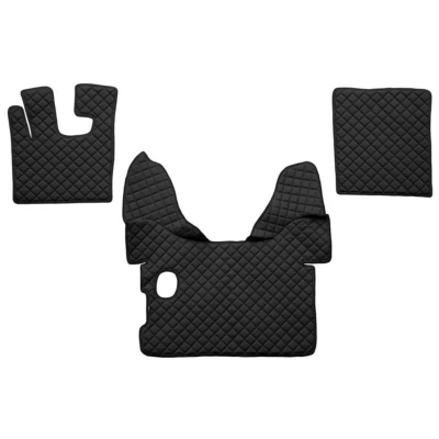 Image de F CORE FL01 BLACK Ensemble de tapis sol Similicuir avant 3 noir