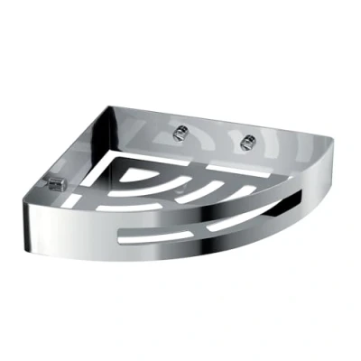 Image de Gedy nerva Porte Objets Angle, Acier Inoxydable, Chrome, 21 X 4,5