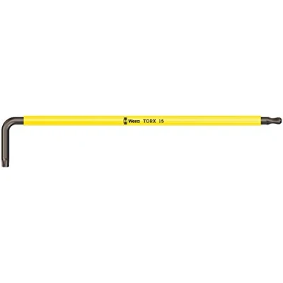 Image de Wera 05024484001 967 SXL Clés mâles coudées Torx TX 15, Jaune Clair
