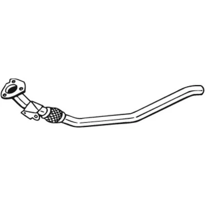 Image de BOSAL 800 053 Tuyau d&#039;échappement AUDI: A4 B7 Avant, Berline, B6 Berline