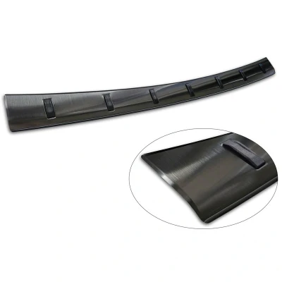 Image de Avisa 2/54055 Protection de seuil coffre noir Acier inoxydable, Matière plastique