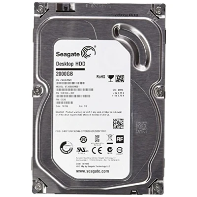 Image de Seagate ST2000DM001 Barracuda Disques Dur 2000 Go 3.5 Serial ATA