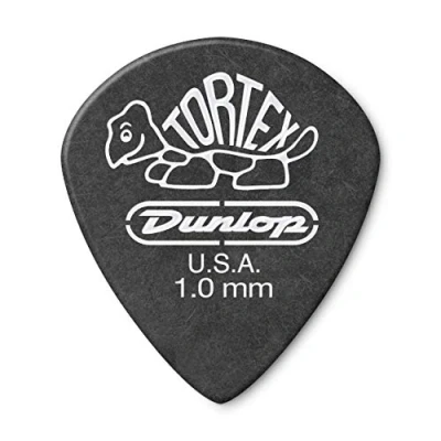 Image de Dunlop 482P100 Médiators Tortex Pitch Black Jazz III 1,00mm sachet de 12